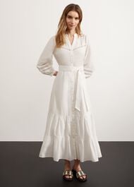 Selset Dress, White, hi-res
