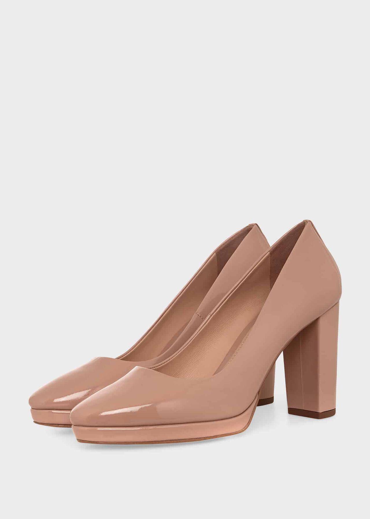Lynn Platform Court Shoes, Blush Pink, hi-res