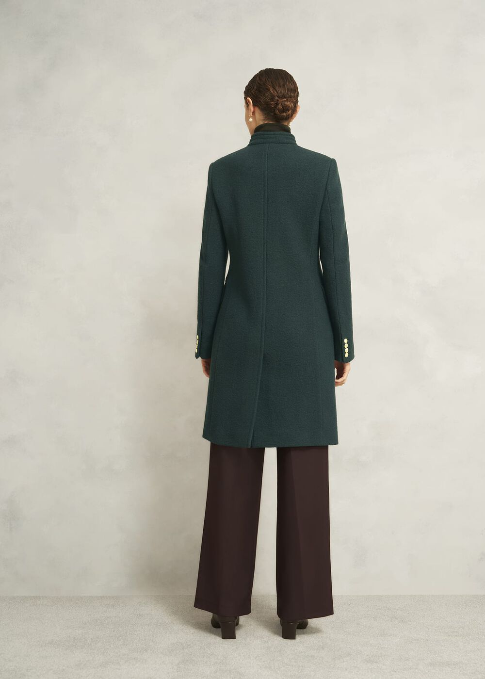 Wilma Wool Coat, Ponderosa Green, hi-res