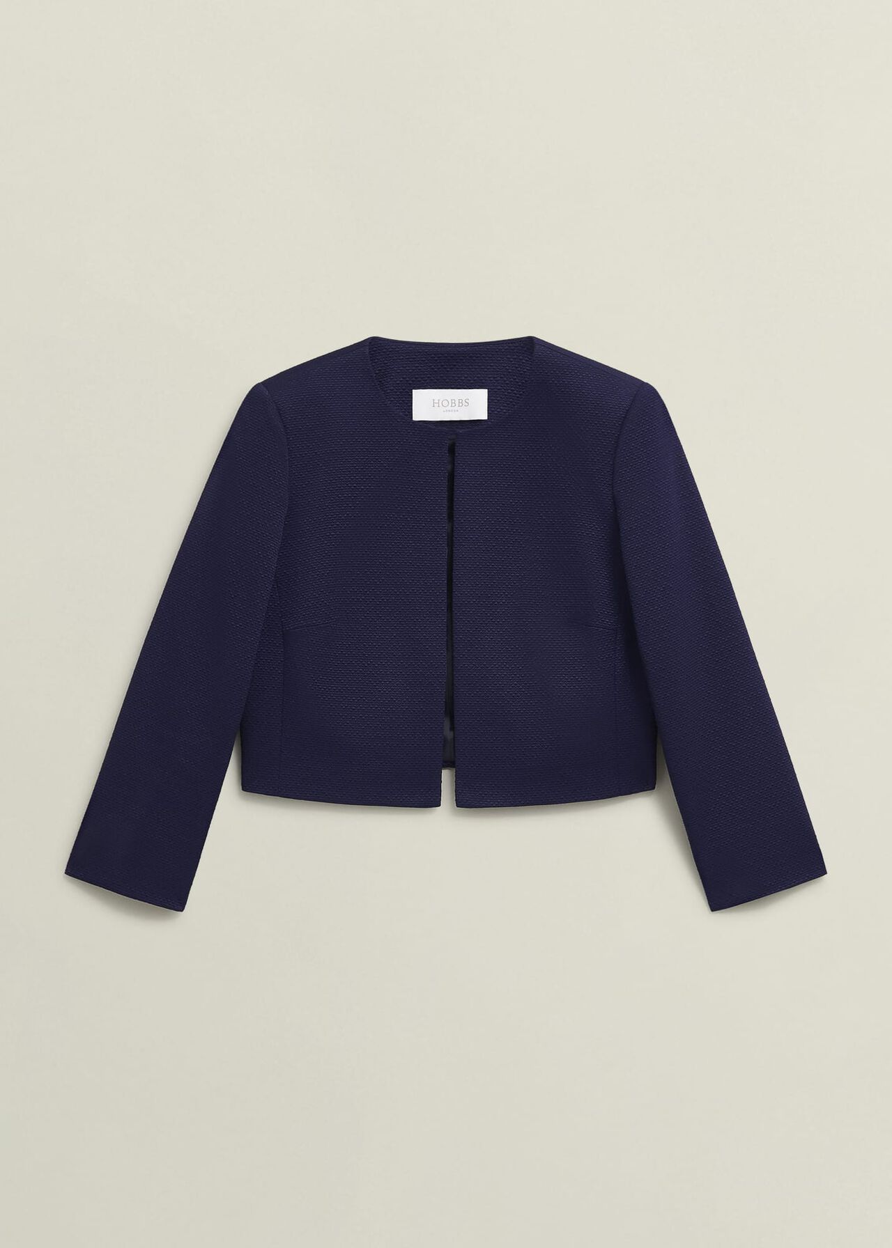Elize Textured Jacket, Midnight Navy, hi-res