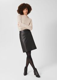 Petite Annalise Skirt, Black, hi-res