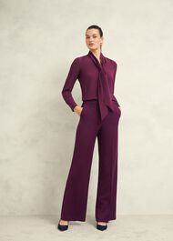 Sami Wide Trousers, Warm Plum, hi-res