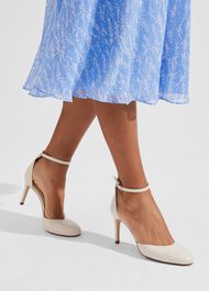 Elliya Court Shoes, Ivory, hi-res