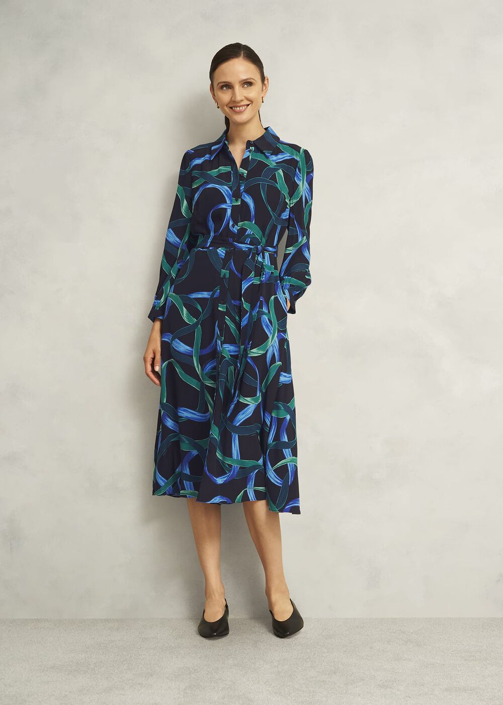 Alis Dress, Navy Multi, hi-res