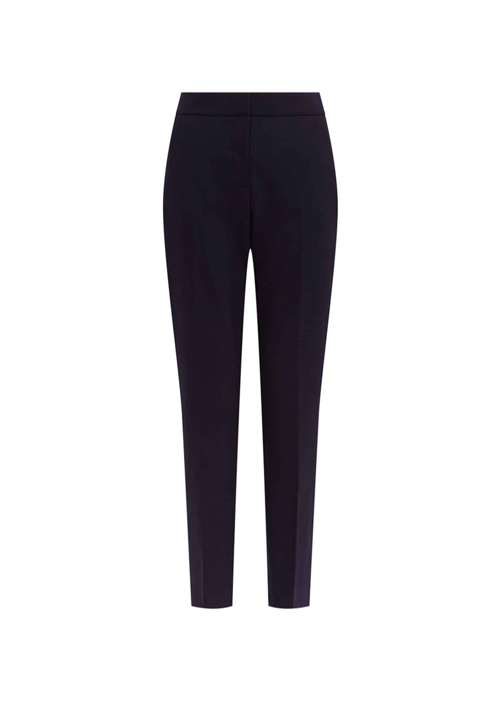 Petite Gael Wool Blend Trouser With Stretch, Navy, hi-res