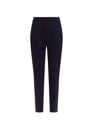 Petite Gael Wool Blend Trouser With Stretch, Navy, hi-res
