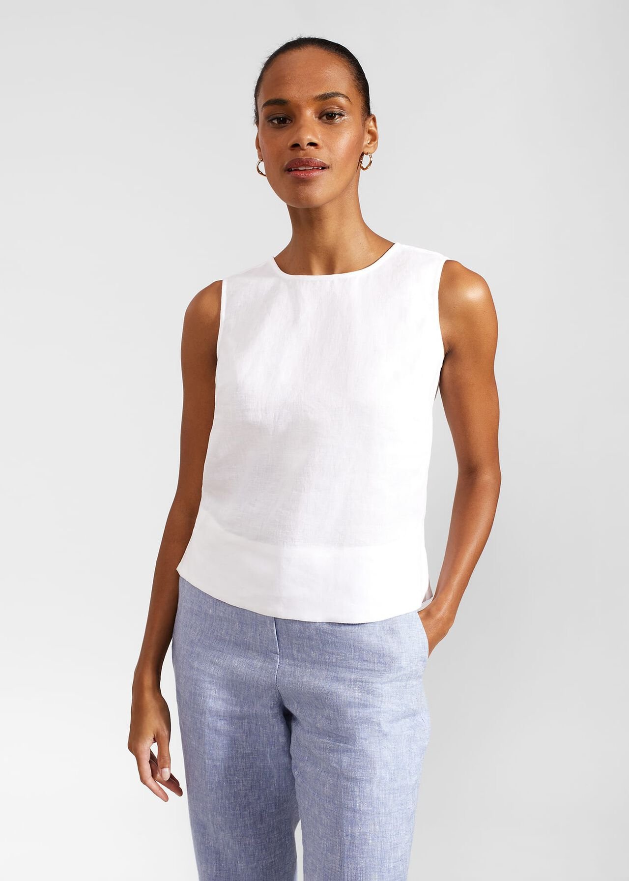 Hobbs Malindi Linen Top Hobbs Malindi Linen Top