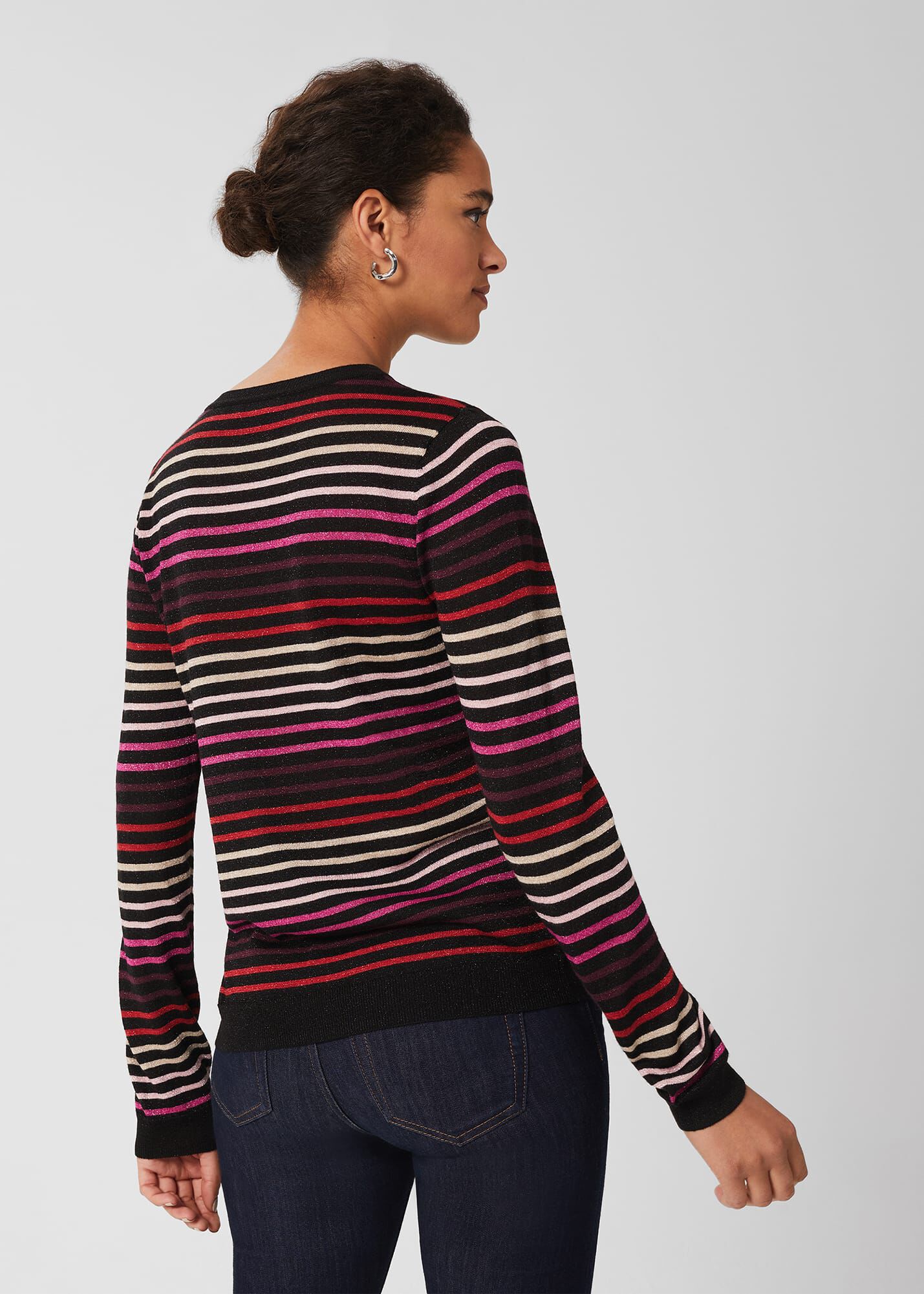 sparkle stripe jumper