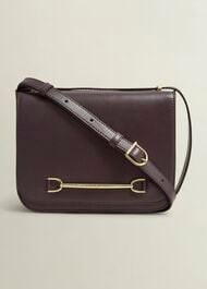 Keighley Leather Cross Body Bag, Malbec Purple, hi-res