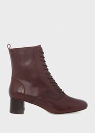 Issy Lace Up Boot, Dark Plum, hi-res