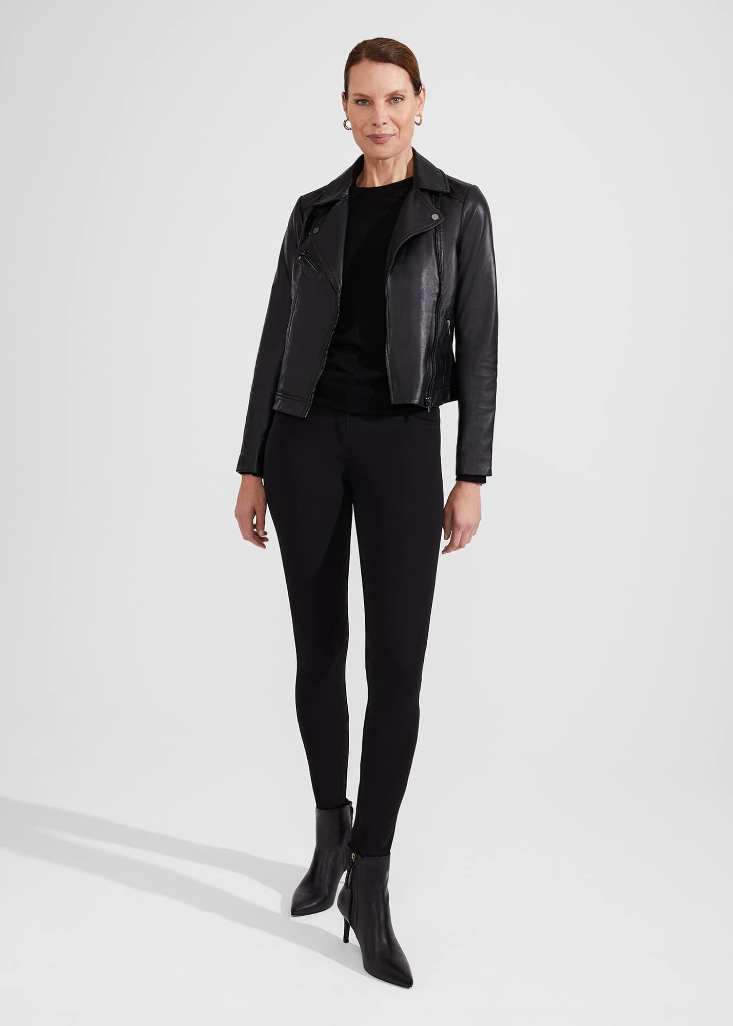Hobbs cheap leather jacket