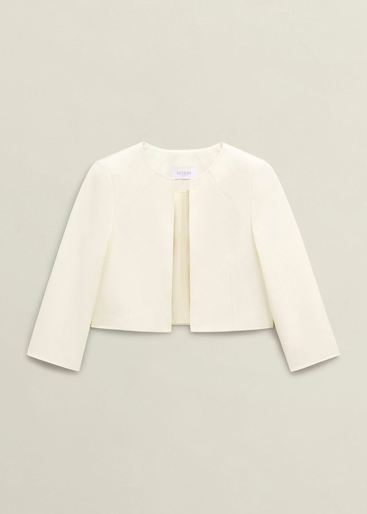 Arizona Textured Jacket, Buttercream, hi-res