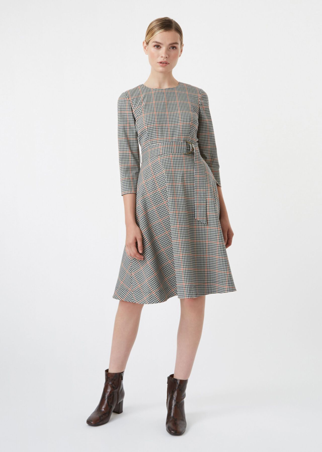 Francesca Dress Hobbs Red and white sukie off the shoulder gingham short casual dress size 12 (l). francesca dress