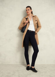 Aimee Double Fronted Top, Ivory, hi-res