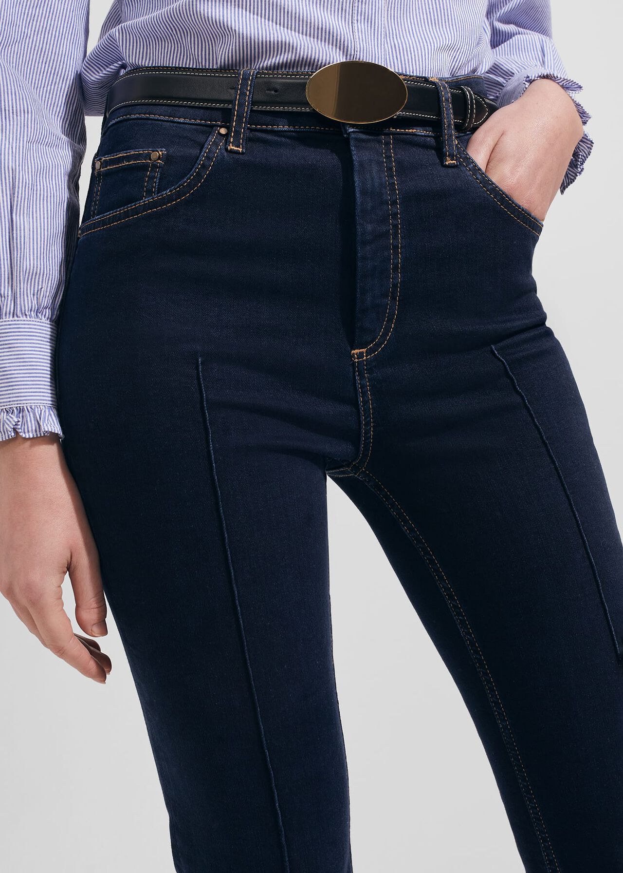 Niomi Pinseam Jeans, Indigo, hi-res