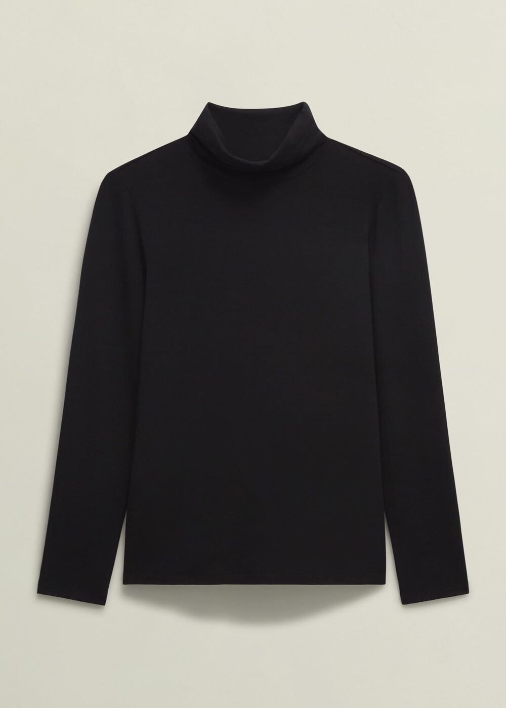 Mischa Roll Neck Top, Hobbs Black, hi-res
