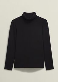 Mischa Turtle Neck, Hobbs Black, hi-res