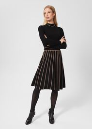 Lena Knitted Dress, Black Stone, hi-res