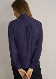 Gabrielle Blouse, Midnight Purple, hi-res