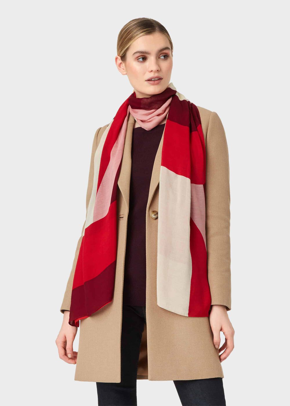 Natalie Scarf, Pink Multi, hi-res