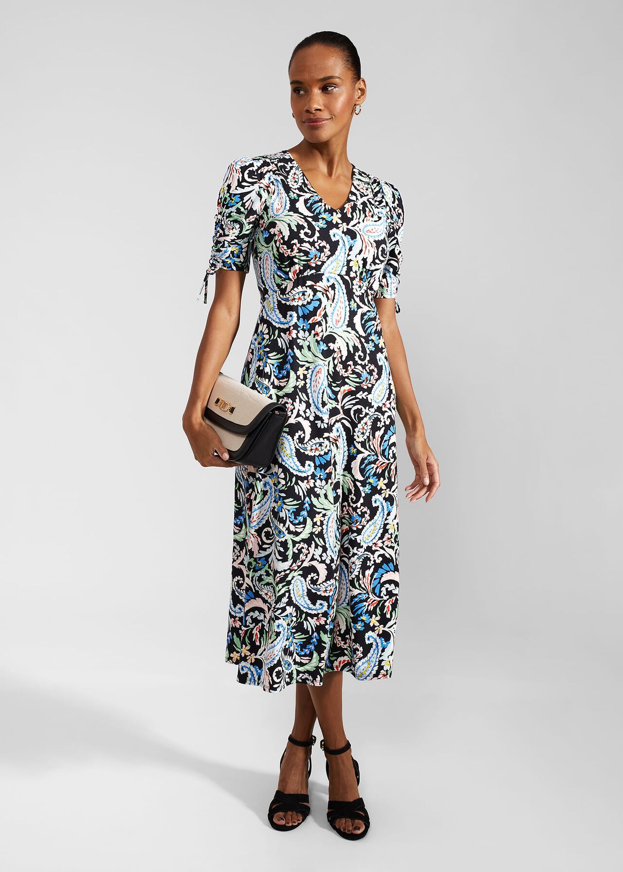 Charlotte Jersey Dress, Multi, hi-res