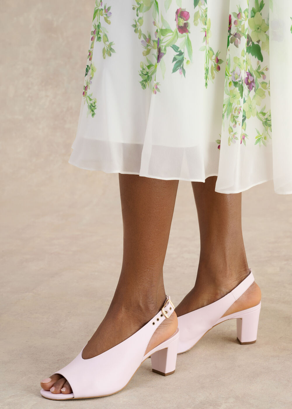 Kali Leather Sandals, Pale Pink, hi-res