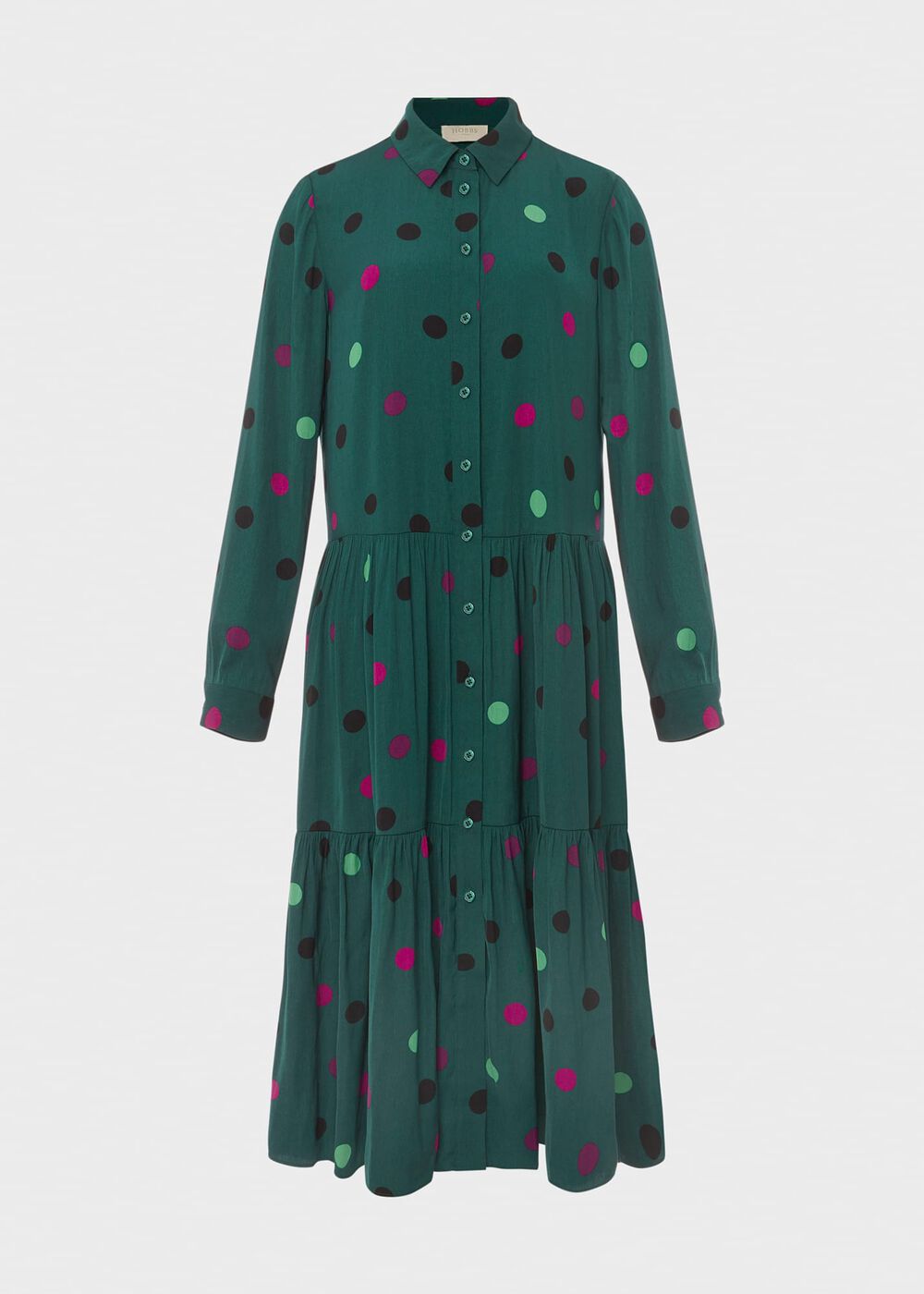 Nory Midi Dress, Green Multi, hi-res