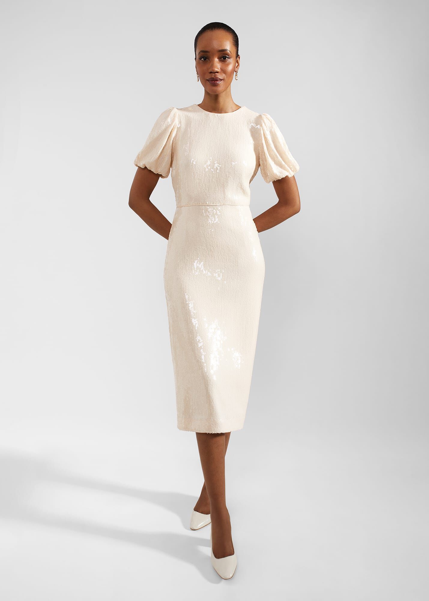 Sequin midi dress clearance