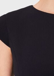 Leila Dress, Navy, hi-res
