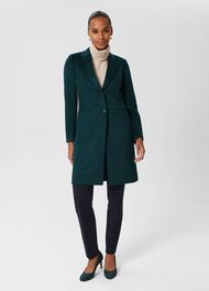 Tilda Coat, Dark Green, hi-res
