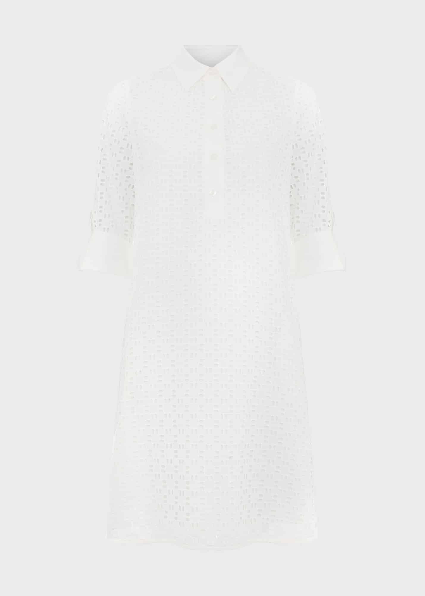 【Hobbs London】UK発 MARCIELLA カットワーク シャツ ドレス Marciella Dress | Hobbs US |