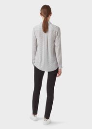 Meredith Shirt, Ivory Navy, hi-res