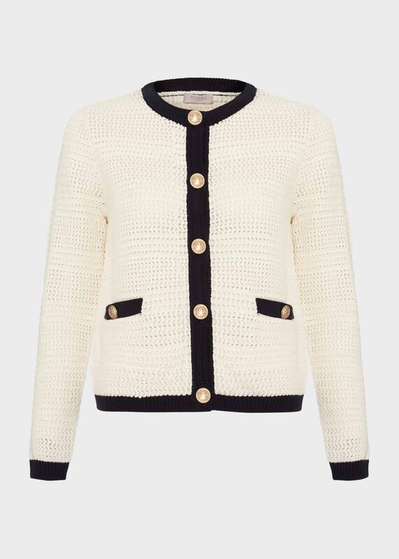 Nola Cotton Blend Knitted Jacket