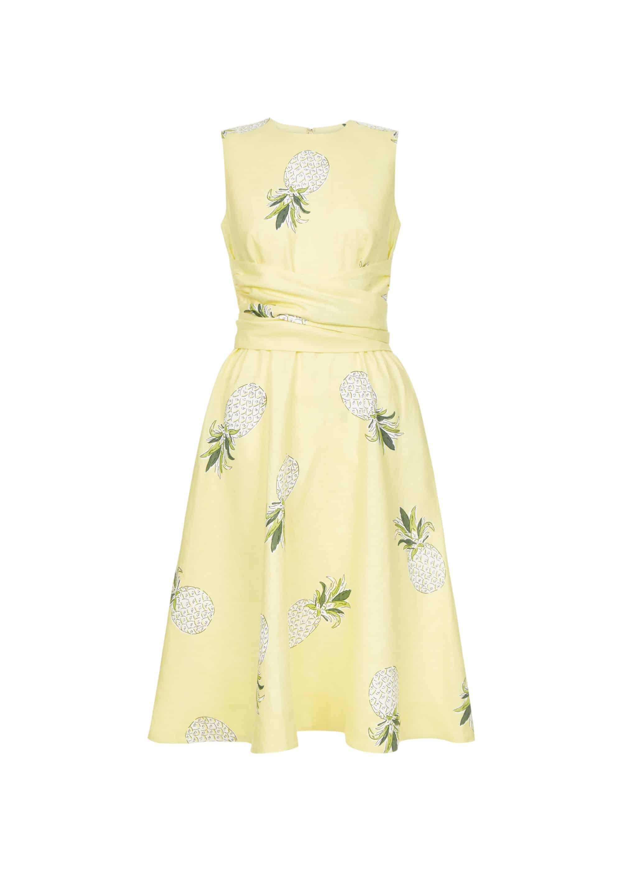 hobbs yellow twitchill dress