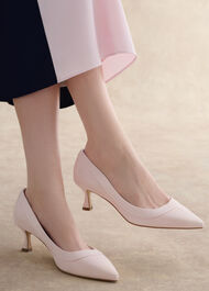 Faye Suede Courts, Pale Pink, hi-res
