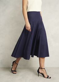 Silvia Skirt, True Navy, hi-res