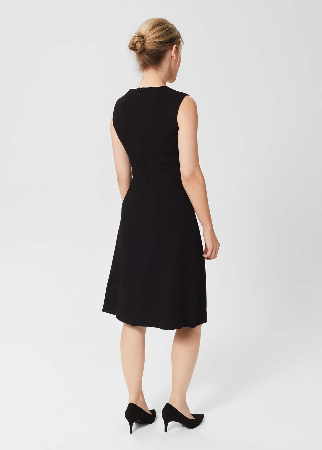 Petite Ophelia Dress, Black, hi-res