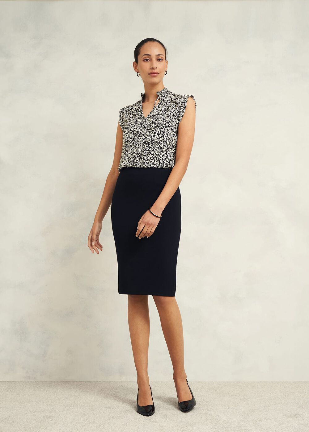 Hilda Top, Navy Multi, hi-res