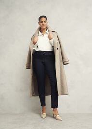 Maisey Embelished Shirt, Ivory, hi-res