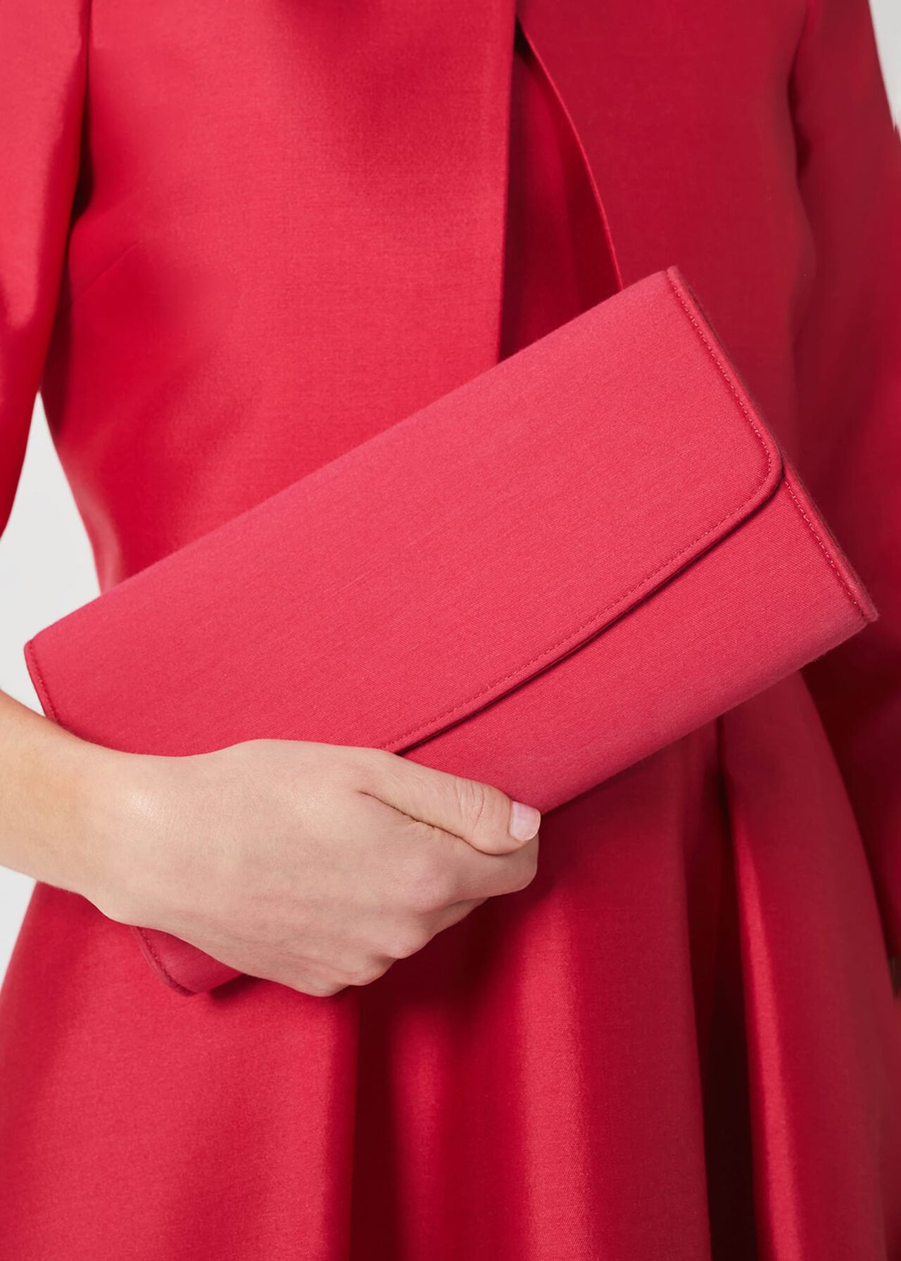 Sarah Clutch, Deep Fuchsia, hi-res