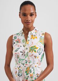 Petite Belinda Dress, White Multi, hi-res