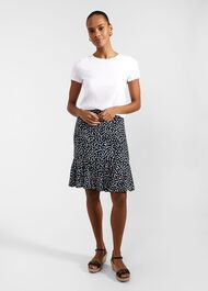 Margot Skirt, Navy Multi, hi-res