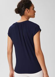Alva Tapered Trouser, Midnight Navy, hi-res