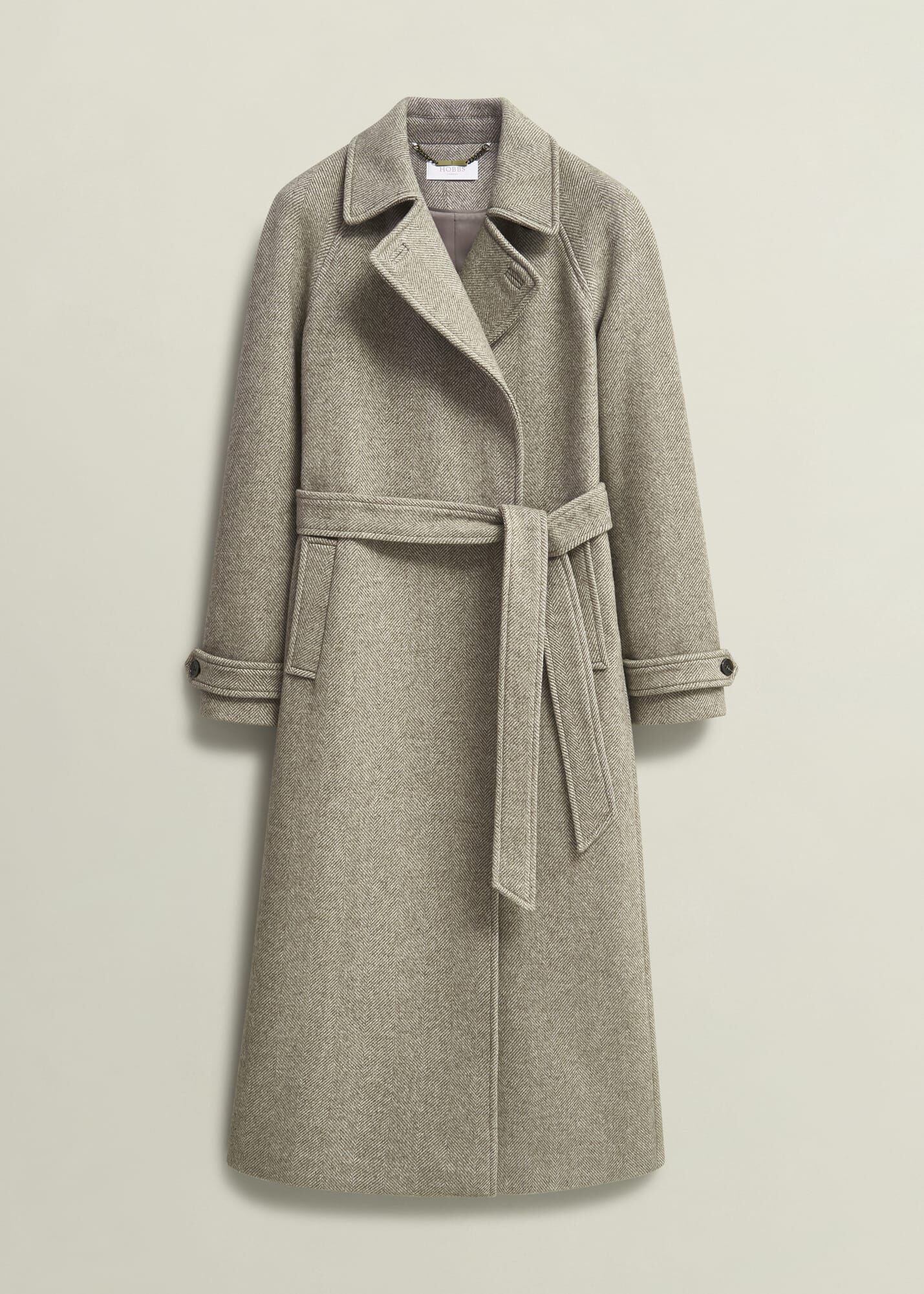 【海外限定】Hobbsコート☆Manon Wool Rich Coat, Neutral Manon Wool Blend Coat | Hobbs US |