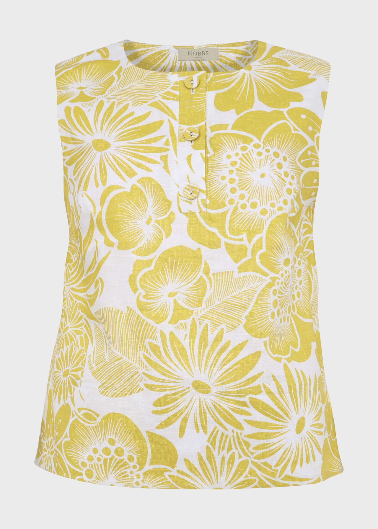 Gayle Linen Floral Top