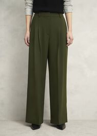 Alya Wide Pants, Dark Fern Green, hi-res