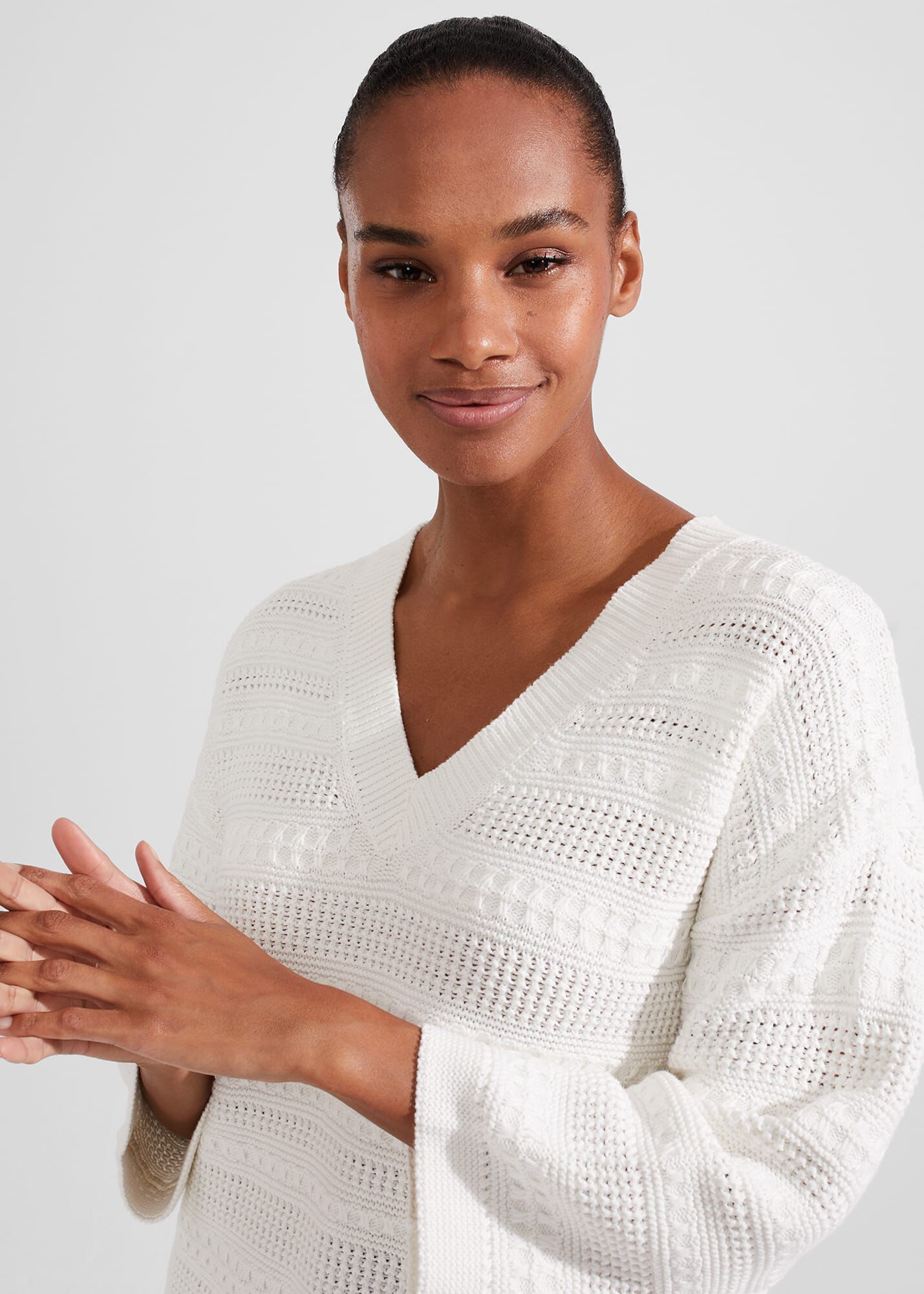 ホブズ HOBBS HADLEY JUMPER （IVORY） Hadley Cotton Jumper | Hobbs ROW |