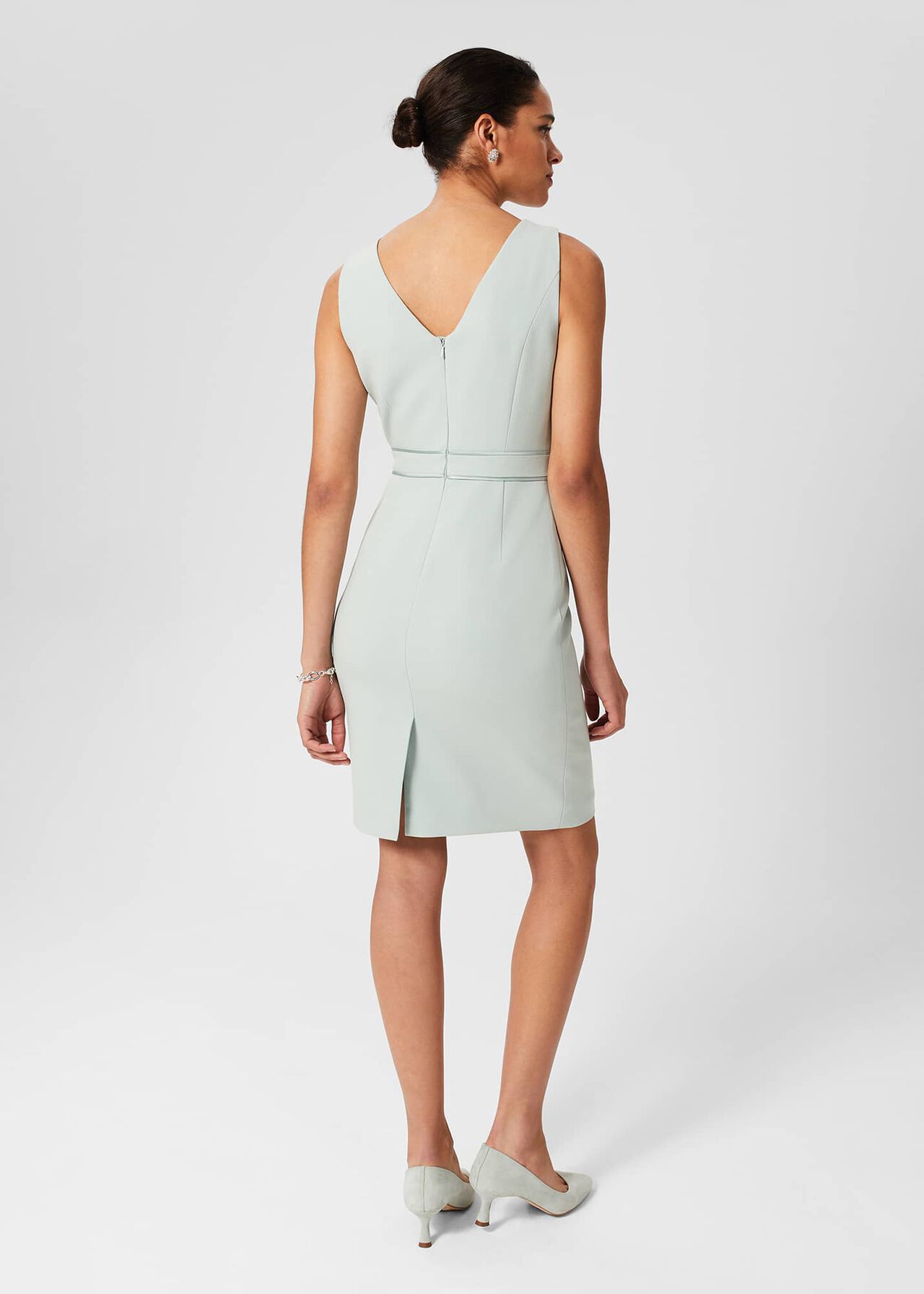 Darcie Shift Dress, Sage Green, hi-res