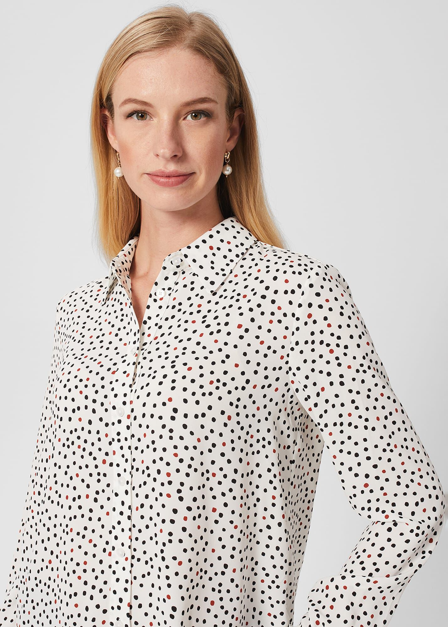 ホブズ HOBBS BRENNA SHIRT （IVORY LIME） Brenna Shirt | Hobbs US |
