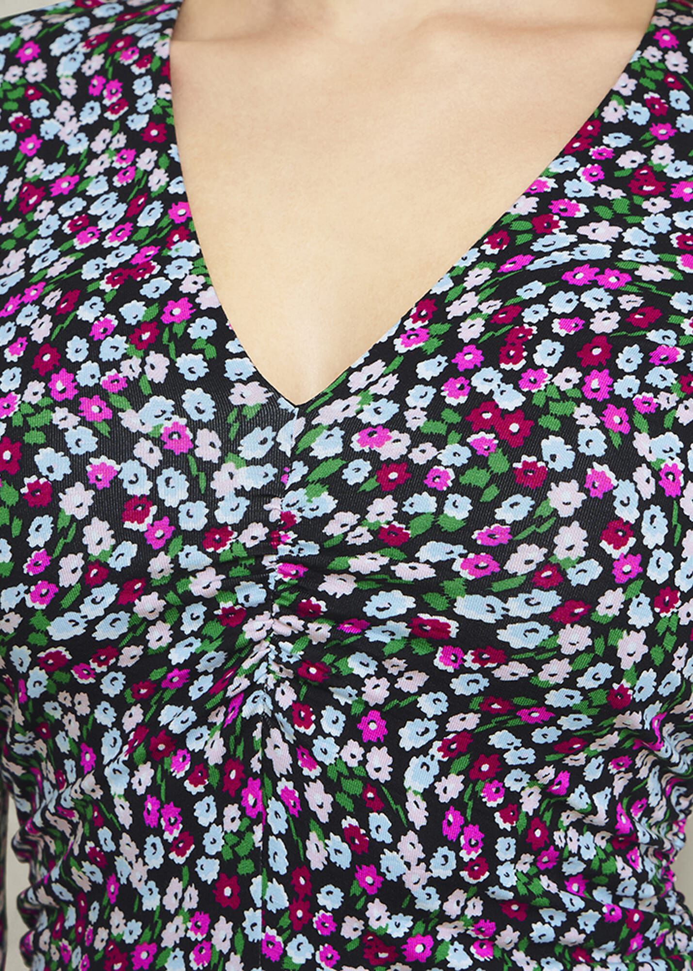 【フローラル】HOBBS LONDON / dawn フリルカラー ミディドレス 000000001138_umW196H.jpg